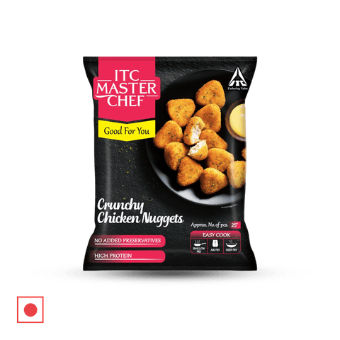 ITC Master Chef Crunchy Chicken Nuggets, 450 gm Pouch