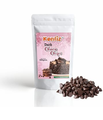 KONFIZ Choco Chips Dark Chocolate 500 g