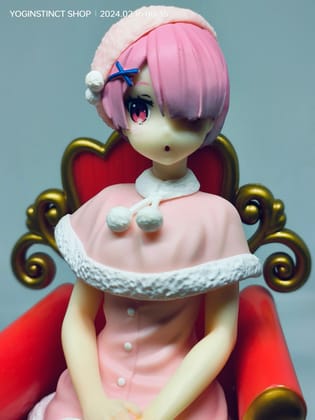 Furyu Re:Zero Starting Life in Another World Ram (Snow Princess) Noodle Stopper Figure-No Box