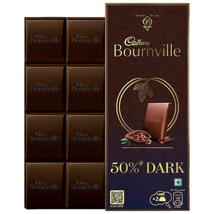 Cadbury Bournville Rich Cocoa Dark Chocolate Bar, 3x80 g Multipack