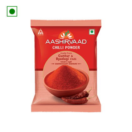 Aashirvaad Chilli Powder With Guntur& Bydagi 200 gm Pack