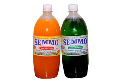 SIMMO  CONCETRATE FLOOR CLEANER With Neem & Marigold Fragrance 1 Ltr Pack Of 2