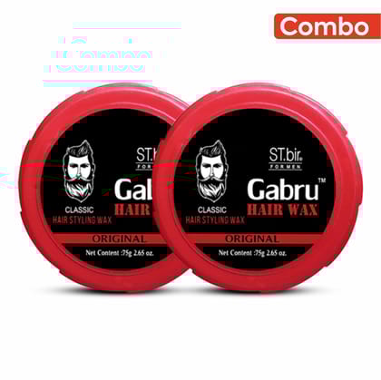 ST.Bir Gabru Hair Styling Wax Classic 75gm (Pack of 2)