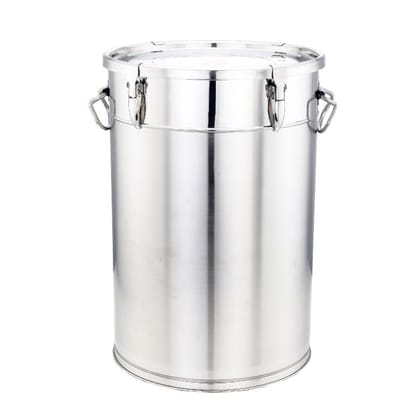 Large Stainless Steel Food, Water, Oil Storage Container With Airtight Locking Lid-10L