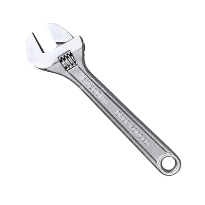 Eastman Adjustable Wrenches Set Of 1Pcs, 10/250 Mm, Phosphate Finish Fully Hardened And Tempered Plumbing Tools, Adjustable Wrench for All Nut Sizes, Black Phosphate Coating (E-2050)