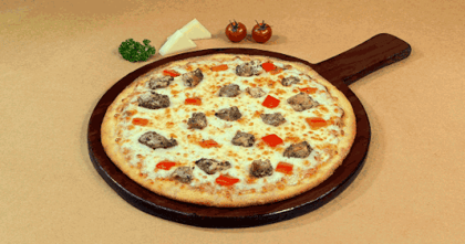 Pepper Chicken Magic Pizza [7" Regular] __ Thin Crust