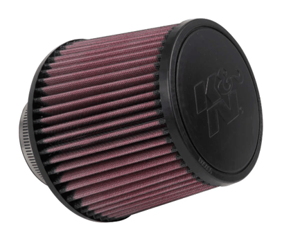 K&N Universal Clamp-On Air Filter - Round Tapered 76 - RU-3570