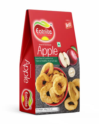 Eatriite Dried & Sweetened Apples, 200 gm