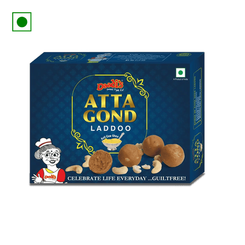 Daadi's Atta Pure Ghee Gond Laddoo, 200 gm Box