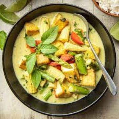 Veg Thai Green Curry Bowl