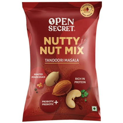 Open Secret Nutty Nut Mix Dry Fruit - Rich In Protein, Tandoori Masala Flavour