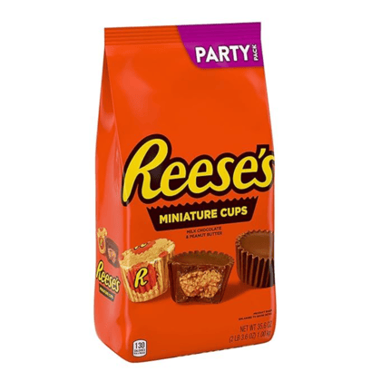 Reese's Chocolate Peanut Butter Cup Candy Miniatures Party Bag