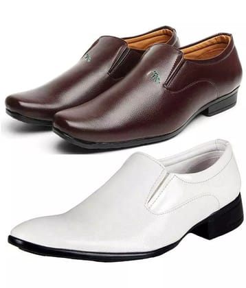 vitoria - White Mens Derby Formal Shoes - None