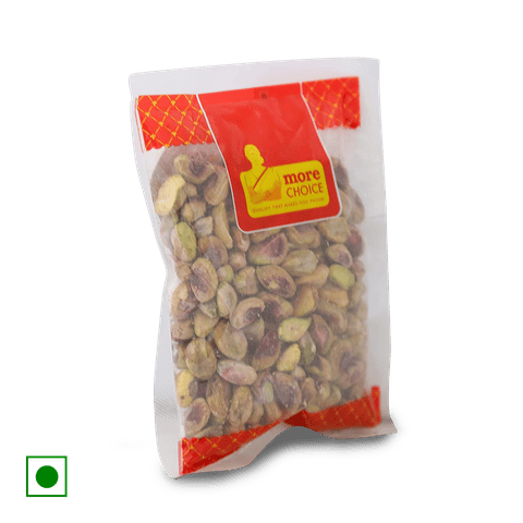 More Choice Plain Pistachio (without shell), 100 gm Pouch