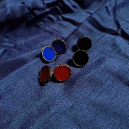 Glass Circle Studs