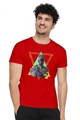 Greek glitch-S / Red