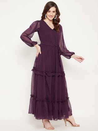 Women Georgette Maxi Dress