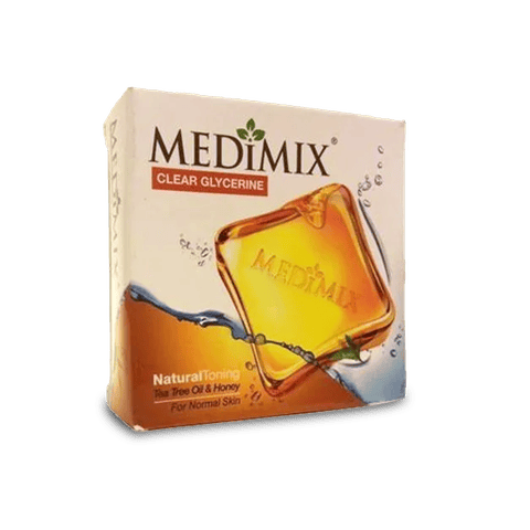 Medimix Clear Glycerine Natural Toning Soap, 100 gm Pack