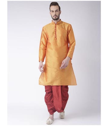 Hangup Multi Silk Blend Dhoti Kurta Set - None