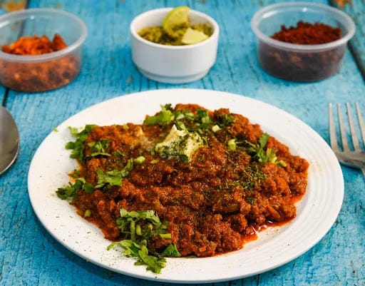 Mutton Keema Fry Ghotala Pav