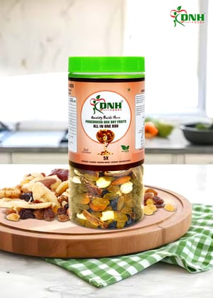 DNH FOODS PANCHMEVA DRY FRUITS MIX| FIT FOR FASTING | PREMIUM QUALITY | 250 Grams