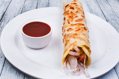 Single Egg Double Chicken Roll