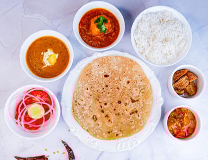 Egg Curry Thali