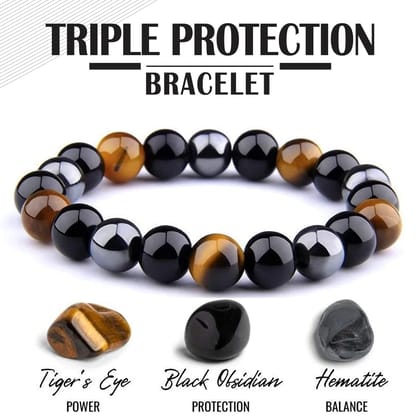 Certified Triple Protection Bracelet 8mm-Pack of 5