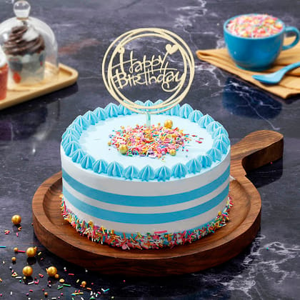 Vanilla Birthday Cake (500 Gm)