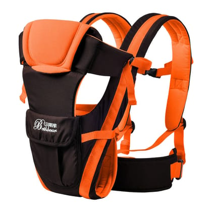 Double Shoulder Baby Carriers  Mother and Child Travel Supplies-Orange