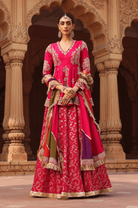 Noor rani peplum set-XS