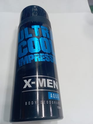 X- Men body deodorant AQUA 100% adrenaline rush 150ml
