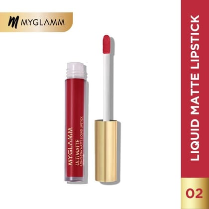 Myglamm Utimate Matte Lipstick-Ul02 Scarlet Queen