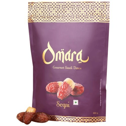 Omara Gourmet Saudi Dates Segai, 500 gm