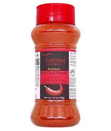 Tassyam - 80 gm Laal Mirch (Red Chili) (Pack of 1)