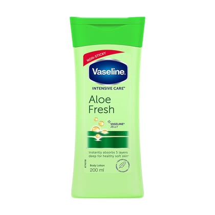 Vaseline Intensive Care Aloe Fresh Body Lotion, 200 Ml(Savers Retail)