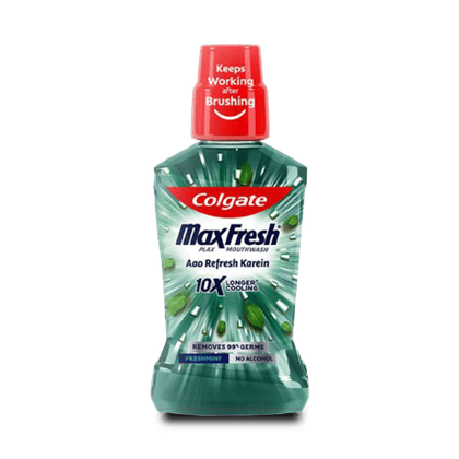 Colgate Maxfresh Mouthwash - Plax\, Freshmint Splash\, 250 ml Bottle