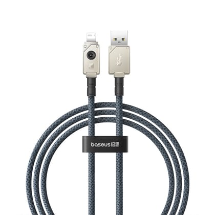 Baseus Unbreakable Series Fast Charging Data Cable USB to iPhone 2.4A - P10355802111-00-1m / White