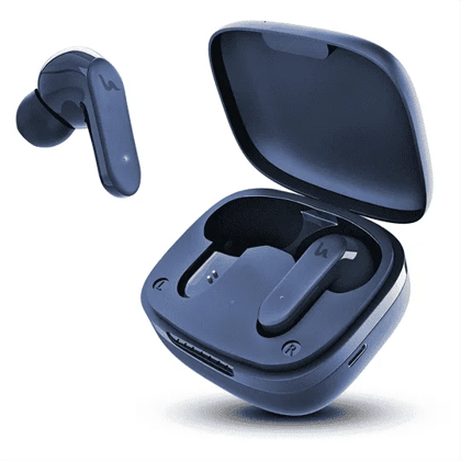 Ubon Feel the power of ANR with J10 Wireless Earbuds - Get a sipper free with this earbud-Blue
