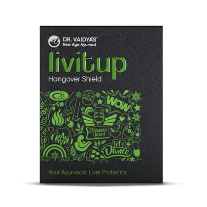 LIVitup Hangover Shield: For Preventing Hangover Symptoms Pack of 1