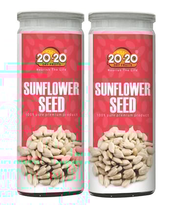 20-20 Dry Fruits Sunflower Seeds 200 g Each Pack of 2