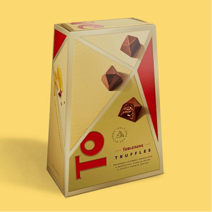 Toblerone Truffles Treats Pack a Velvety Smooth Milk Chocolate - Imported