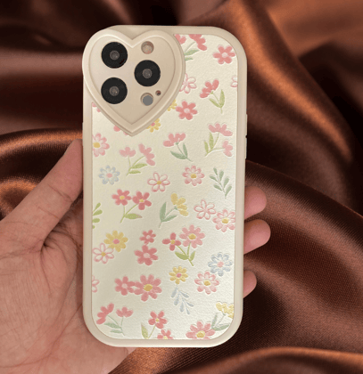 Luxury Embossed Retro Floral Cover-iPhone 13 Pro