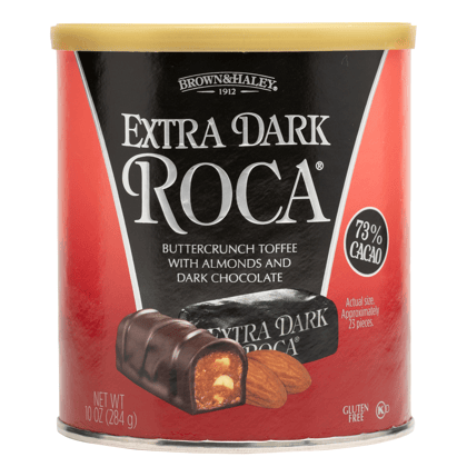 Brown & Haley Extra Dark Roca Butter crunch Toffe With Almonds, 284 gm