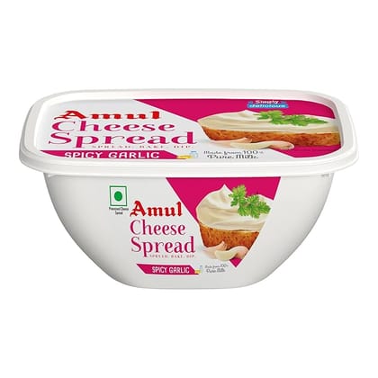 Amul Spicey Garlic Cheese Spread 200 GRAM