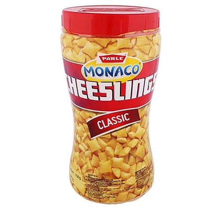Parle Monaco Cheeslings - Classic, 150 G Jar