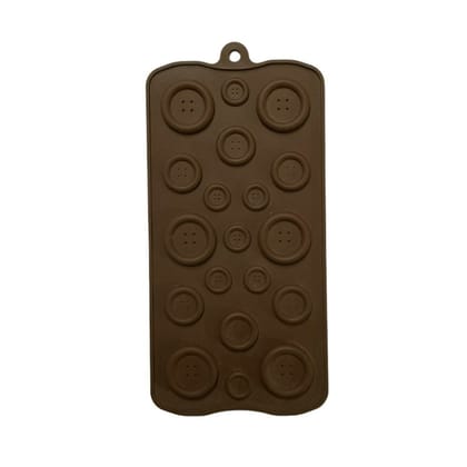 Button Shape Silicon Chocolate Mould