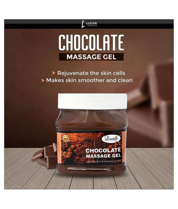 Luster Chocolate Massage Gel for Face & Body | Skin Gel Moisturizer 500 ml