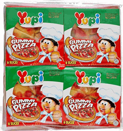 Yupi Gummi Pizza Chocolates - Pack of 5