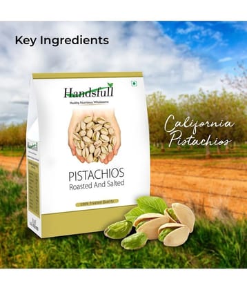 Handsfull Roasted and Salated Pistachios, Roasted Pista, Dry Fruits, Dry Fruits & Nuts,200g